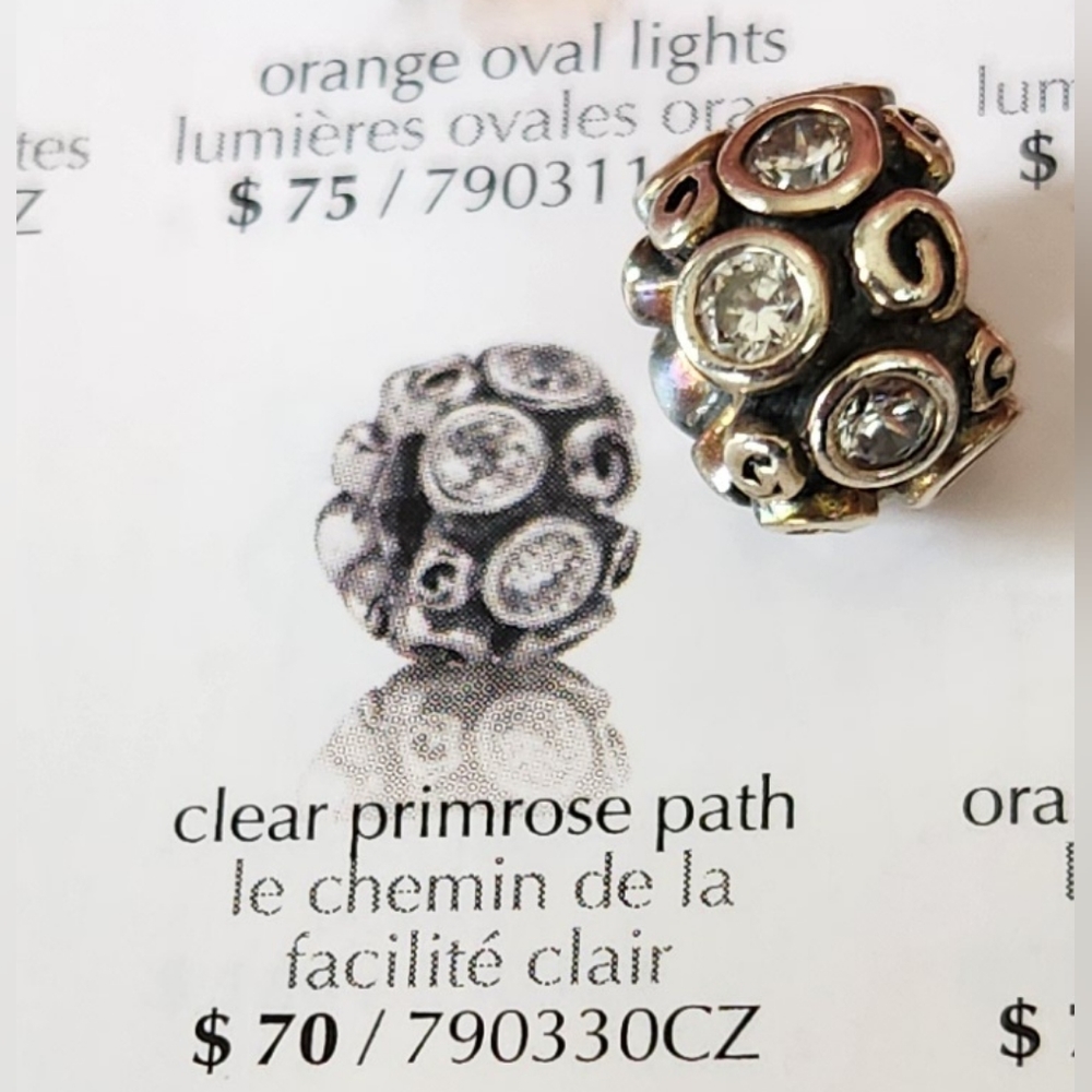 Pandora Clear Primrose Path Charm